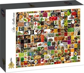 GRAFIKA Puzzle Koláž: Kuchyně v barvách