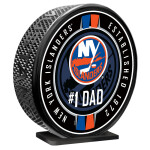 Mustang Puk New York Islanders NHL 8" MEGA Puck #1 Dad Ribbon