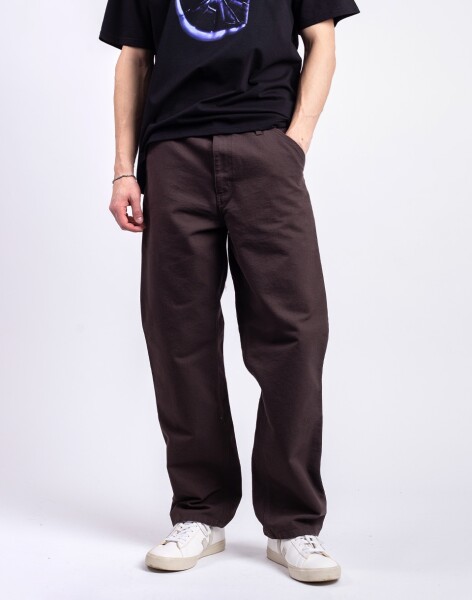 Carhartt WIP Single Knee Pant Tobacco rinsed W33/L32