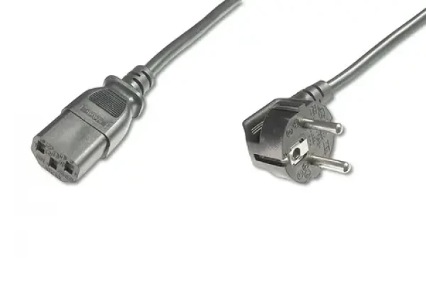 Digitus / Napájecí kabel / CEE7/7 - IEC C13 / 2,5 m / černá (AK-440100-025-S)