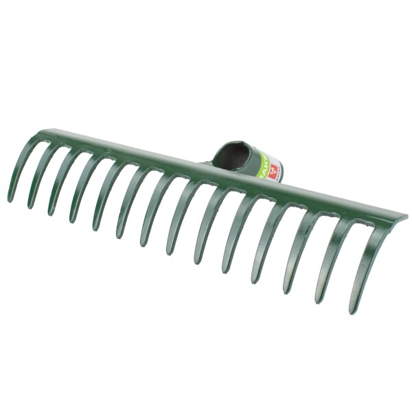 LEVIOR 61032 Hrábě kovové, 14 zubů, bez násady