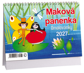 Stolní kalendář 2027 Aria Maková panenka