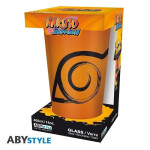 Naruto Shippuden Sklenice - Konoha & Seal 400 ml