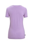 ICEBREAKER Wmns Tech Lite II SS Scoop Tee Swarming Shapes, Purple Gaze velikost: XS