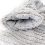 Dívčí kožešinová bunda, Minoti, DOLL 7, šedá - 68/80 | 6-12m