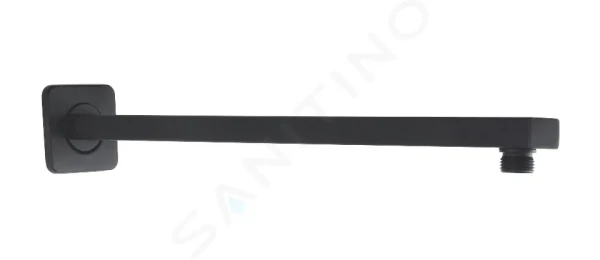 Kielle Sprchové rameno 43 cm, matná černá 20201014