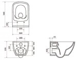 CERSANIT - Set C26 AQUA 50 MECH QF WHB VIRGO CO DUR SC EO S701-805