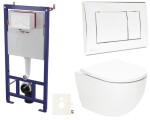 Závěsný WC set do lehkých stěn / předstěnová SAT Fusion SIKOSSTORFU21 SIKOSSTORFU21