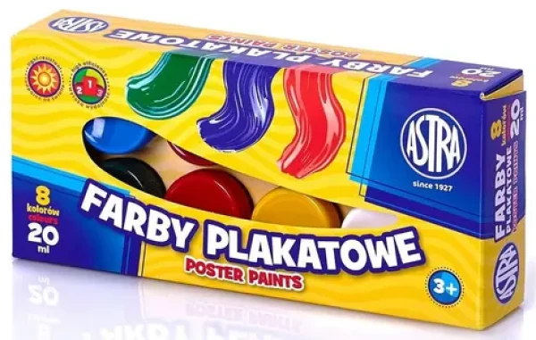 ASTRA Temperové barvy 8x20ml / od 3 let (83112903)