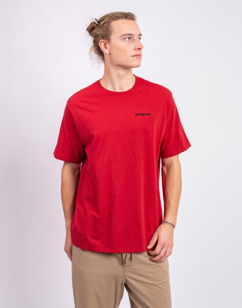 Tričko Patagonia M's P-6 Logo Responsibili-Tee Amanita Red