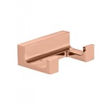 RAV Slezák - NIL - Koupelnový doplněk Věšáček dvojitý Koupelnový doplněk, Zlatá Růžová - lesklá NLA0102ZRL NLA0102ZRL