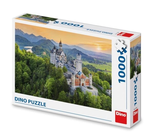 Puzzle Jarní Neuschwanstein 1000 dílků - Dino