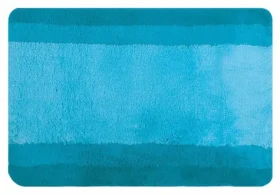 Spirella BALANCE koupelnová předložka tyrkysová / Koupelnová předložka / 55 x 65 cm / polyester / protiskluzová