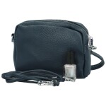 Stylová dámská mini koženková crossbody kabelka Fehmi, tmavě modrá