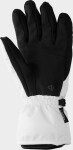 Dámské lyžařské rukavice 4F H4Z22-RED001 bílé Bílá