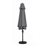Elegantní zahradní slunečník s nastavitelným sklonem 200x130 cm béžová