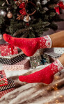 Milena Unique Snowflake ponožky 0071-002 Poloviční froté 35-41 bledá melanž 35-37