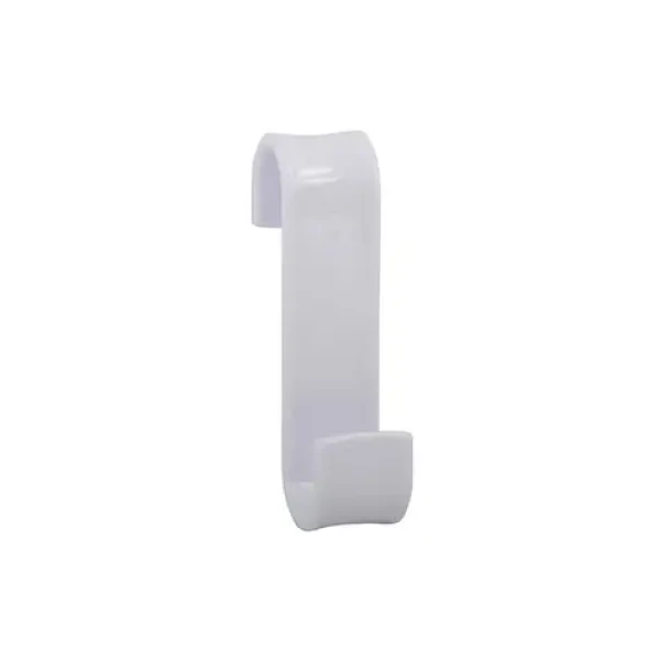 MSV závěsný háček na sprchovou zástěnu bílý / plast (3700703954187)