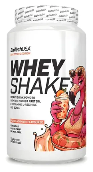 BioTech Whey Shake Limited Edition broskvový jogurt / Protein / 1000 g