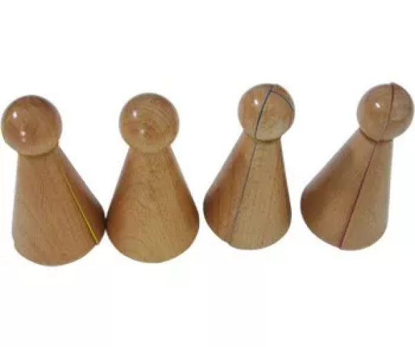 Moyo Montessori Moyo Montessori Zlomkové kuželky - zmenšená verze