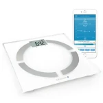 Rozbaleno - Medisana BS 444 Connect bílá / osobní váha / LCD / BT / nosnost až 180 kg / měření tuku a vody v těle / rozbaleno (40444-M.rozbaleno)