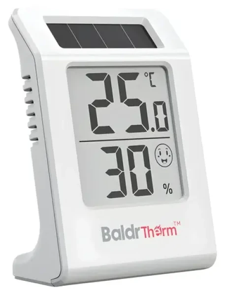 RainPoint BALDRTHERM E0587TH / Termohygrometr / solární napájení / vnitřní / teplota a vlhkost (E0587TH)