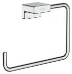 Hansgrohe Držák na ručník chrom / Držák na ručník / Hranatý / Kov / 189x120x41 mm (41754000)
