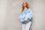 Nákupní taška přes rameno Reisenthel Shopper M Twist powder blue