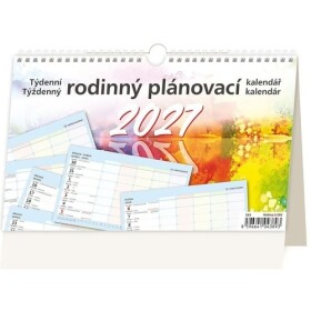 Kalendář stolní 2027 - Týdenní rodinný plánovací