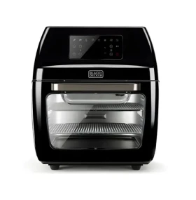 BlackDecker BXAFO1200E / Horkovzdušná trouba s fritézou / 1700 W / 12 l / rotisserie / dotykové ovládání (ES9730030B)