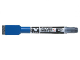 V-Board Master popisovač/modrý s houbič