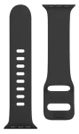 Tactical 794 Silikonový Řemínek s Přezkou pro Apple Watch 42 44mm Grain černá (8596311138928)