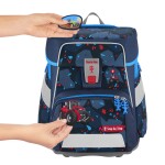 Školní aktovka SPACE pro prvňáčky - 5-dílný set, Step by Step Tractor Freddy, certi