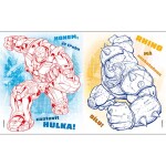 Jiri Models Jiri Models, 3855-7, Velké omalovánky se samolepkami hrdinů Marvel