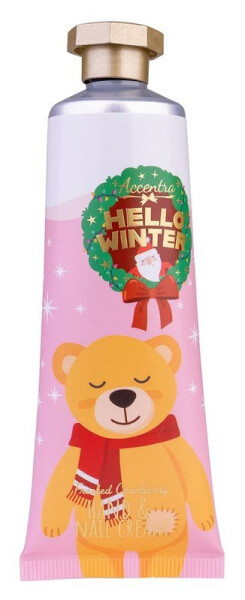 Krém na ruce a nehty Hello Winter v tubě Medvěd Brusinka 60ml