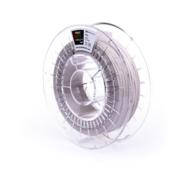 PLA WOOD WHITE filament 1,75 mm Print With Smile 0,45 kg