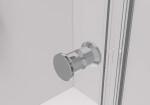 CERANO - Sprchový kout Volpe Duo L/P - 6 mm - chrom, transparentní sklo - 70x70x190 - zalamovací CER-427357