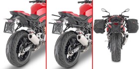 Tr5141 trubkový rychlosundávací držák brašen pro Bmw S 1000 R (21-24), systém Remove-X