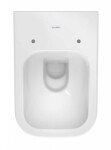 DURAVIT - Happy D.2 Závěsné WC, Rimless, HygieneGlaze, bílá 2222092000