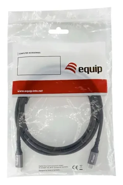 Equip černá / Kabel USB-C / USB4 Gen2x2 / PD 100W / 20 Gbit/s / 2 m (128382)