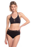 DÁMSKÉ MIDI KALHOTKY L-MOD1564MD BLACK-BEIGE XXXXL