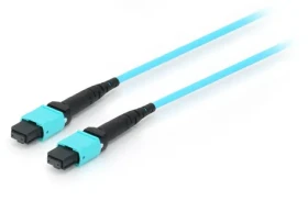 Equip optický patch kabel MTP-MTP 15 m azurová / Patch kabel / OM4 Multimode 50/125 µm / Konektor MTP-MTP (25555707)