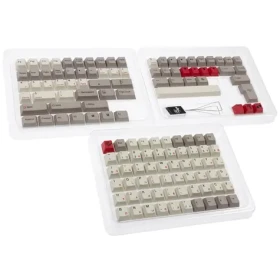 Ducky Vintage Keycap Set / PBT / ANSI-US layout / šedá / 108 kláves (DCA133-TWVINCHPT1)