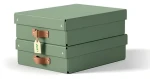 Leitz Puro zelená / Úložný box / Karton / Velikost M nízký / 2 ks / 270 × 100 × 370 mm (61480050)