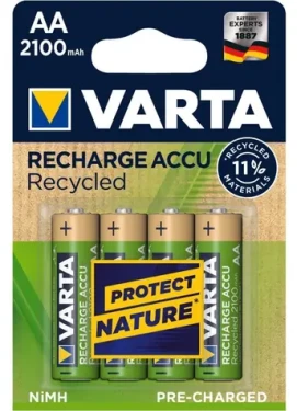 Varta RECHARGE ACCU Recycled / Nabíjecí baterie AA / 1.2V / 2100mAh / NiMH / 40 ks / v boxu (56816 101 404)