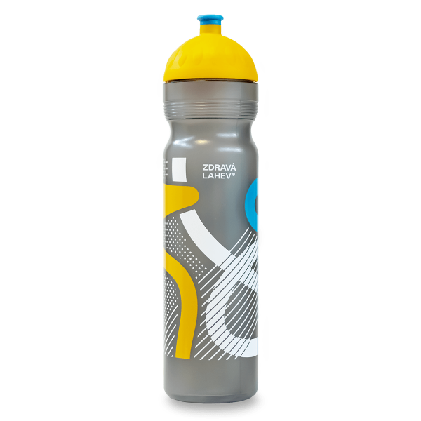 R&B Zdravá lahev 1,0l - SPORT ELEMENT žlutá + náhradní zátka