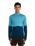ICEBREAKER Mens Mer 200 Realfleece Descender LS Half, Arctic/Atlantis/Cb (vzorek) velikost: M