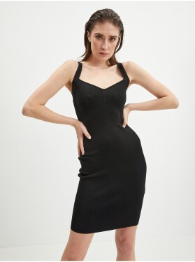 Černé dámské pouzdrové šaty Guess Mirage dámské