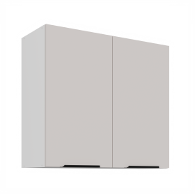 Horní skříňka Como 80 G-72 2F Barva korpusu: Bílá, Barva dvířek: Kašmír