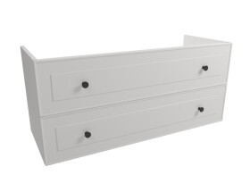 Koupelnová skříňka pod umyvadlo Naturel Forli 120x53x46 cm bílá FORLI120BI FORLI120BI